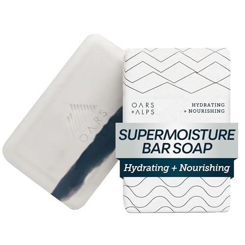 Oars + Alps Exfoliating Men's Bar Soap with Shea Butter - Ultra Hydrating