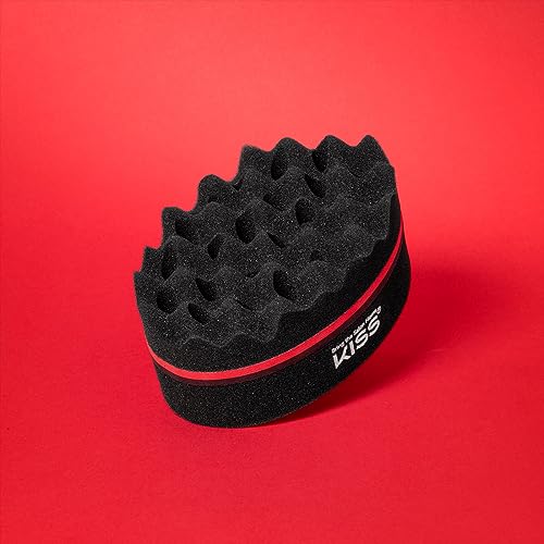 KISS Dual Sided Twist Sponge - Medium, Pack of 2 Hair Styling Tool