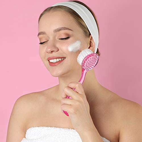 Patelai 6-Piece Soft Bristle Facial Cleansing Brush Set for Exfoliation