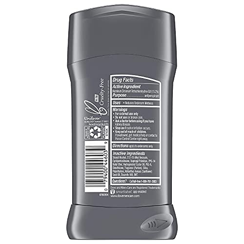 Dove Men+Care Antiperspirant Stick - Sensitive Shield, 2.7 oz (2-Pack)