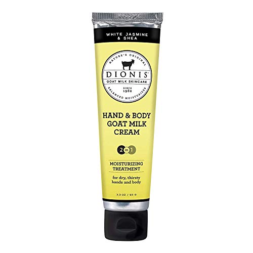 Dionis Goat Milk Hand & Body Cream - White Jasmine & Shea - 3.3 oz