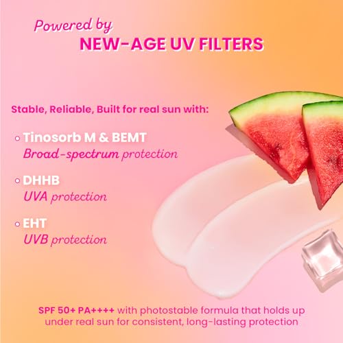Dot & Key Watermelon Sunscreen SPF 50 PA++++ with Hyaluronic Acid, 50g