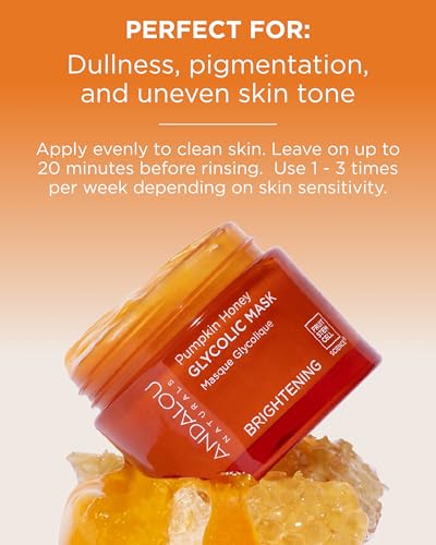 Andalou Naturals Pumpkin Honey Glycolic Face Mask - 1.7 fl oz