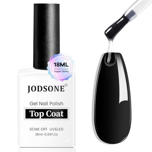 JODSONE No Wipe Top Coat Gel Polish - 18ml High Gloss Finish