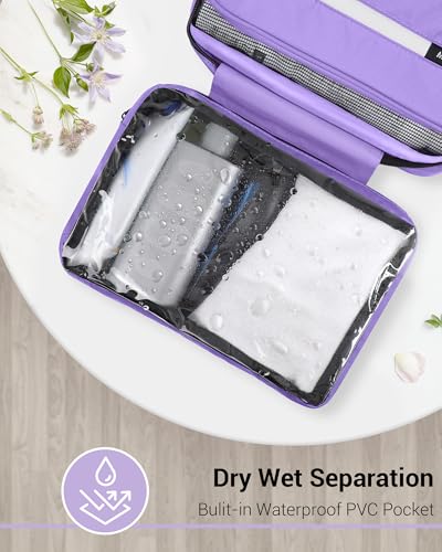 Maliton Hanging Travel Toiletry Bag - Waterproof Hygiene Organizer