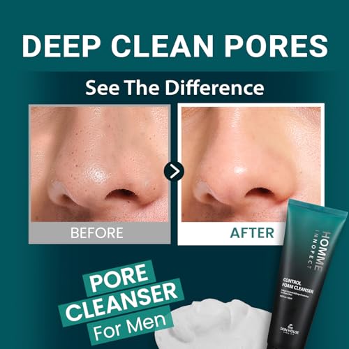 The Skin House Homme Innofect Face Wash 4.05 fl. oz | Oil Control Cleanser for Men