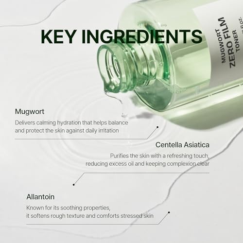 Orien Mugwort Zero Film Calming Toner Spray, 160ml - Hydrating & Soothing
