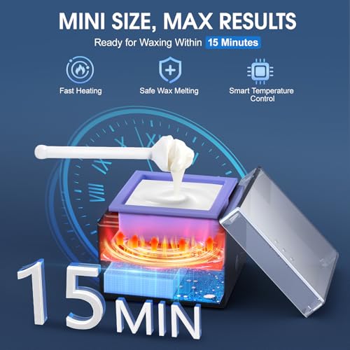 SUBAY Cordless Nose Wax Kit for Men & Women - Portable USB-C Wax Warmer