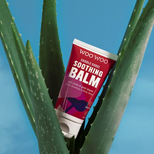 WOOWOO Saddle Sore Soothing Balm - Vegan Anti-Chafing Balm with Rosehip Oil & Aloe Vera | 50ml