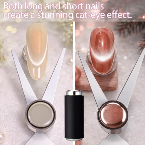 Cat Eye Nail Magnet Set - 3PCS Stainless Steel French Nail Tool