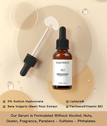 Advanced Hyaluronic Acid Serum for Deep Skin Hydration - 1 Fl Oz