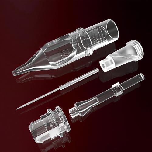 T&T Round Liner Tattoo Needle Cartridges - Box of 20, Medical-Grade