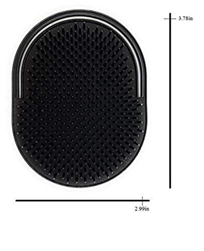 G.B.S Pocket Palm Brush Comb Massager for All Hair Types - Pack of 2
