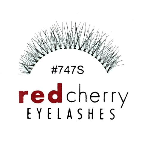 Red Cherry False Eyelashes #747S Multipack of 6 - Natural Full Volume Lashes