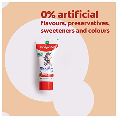 Colgate Kids Toothpaste for Ages 6-9, Strawberry Mint Flavor, 80g