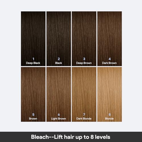 MEIDU Blue Lightning Hair Bleach Powder - Lifts Up to 8 Levels, 45g