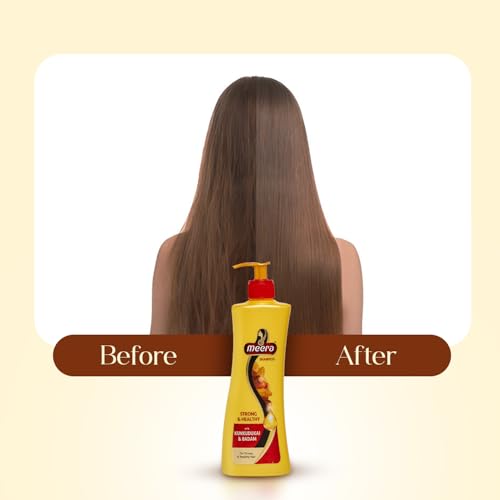 Meera Hairfall Control Shampoo with Almond & Sapindus - 340ml