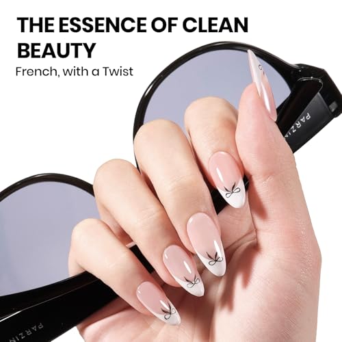 Beetles Black and White Gel Nail Polish Set - 4PC HEMA-Free Kit
