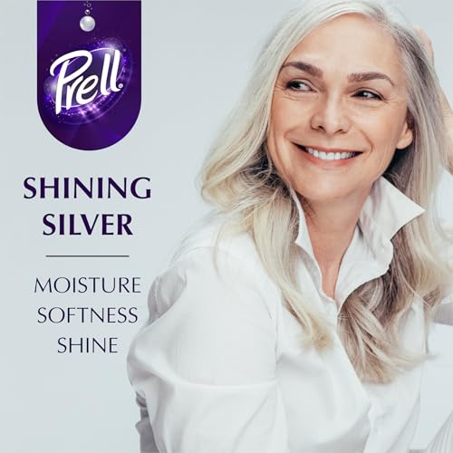 Prell Purple Shampoo and Conditioner Set for Blonde, Gray & Silver Hair