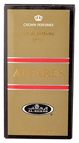 Al Rehab Al Fares Eau de Perfume Spray for Men, 1.7 Fl Oz