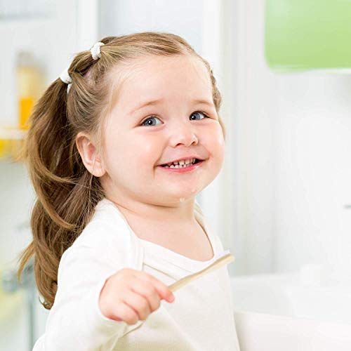 Rain Organic Bamboo Baby Toothbrush - Extra Soft, BPA-Free, Eco-Friendly