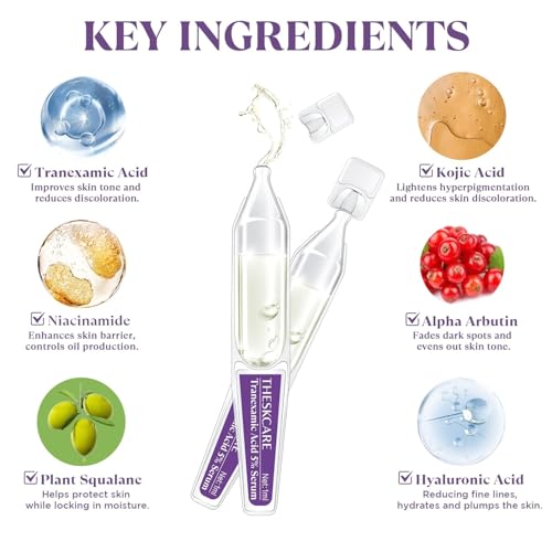 THESKCARE 5% Tranexamic Acid Serum for Dark Spots - 30ml