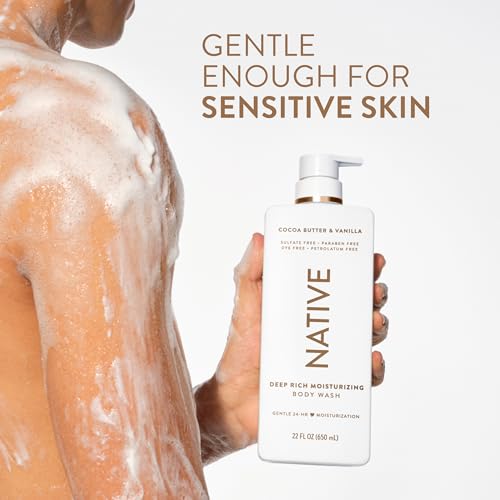 Native Moisturizing Body Wash with Shea Butter - 24-Hour Hydration
