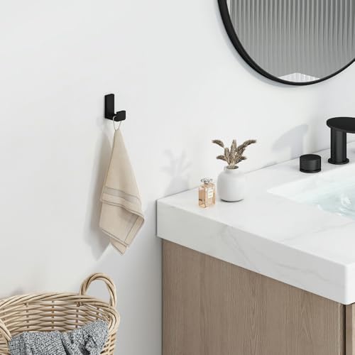 Matte Black SUS304 Stainless Steel Towel Hook for Bathroom