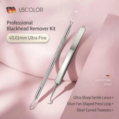 Professional 60PCS Stainless Steel Pimple Popper Tool Kit