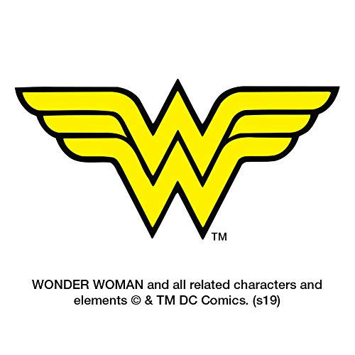 Wonder Woman Vintage Icon Canvas Cosmetic Bag - Travel Makeup Pouch