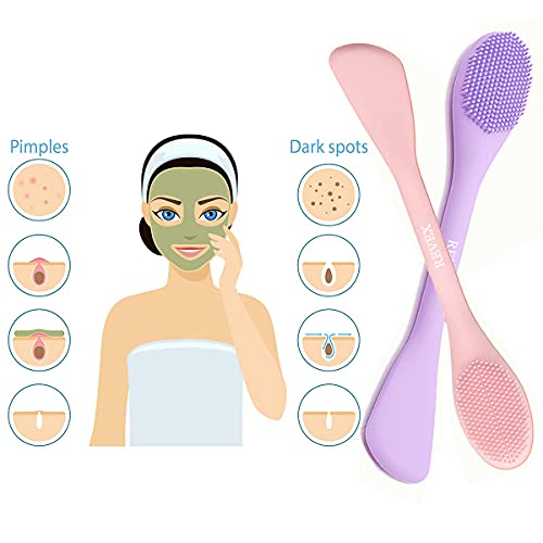 REVEX Silicone Face Scrubber & Mask Applicator - 2 Pcs Set
