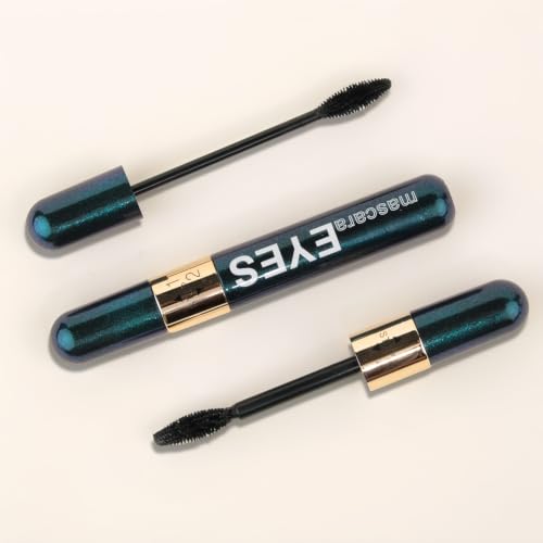 Dual-Effect Waterproof Black Mascara for Length & Volume