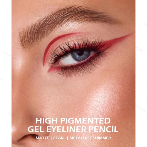 Ownest Blue Matte Shimmer Gel Eyeliner Set - 3 Vibrant Colors