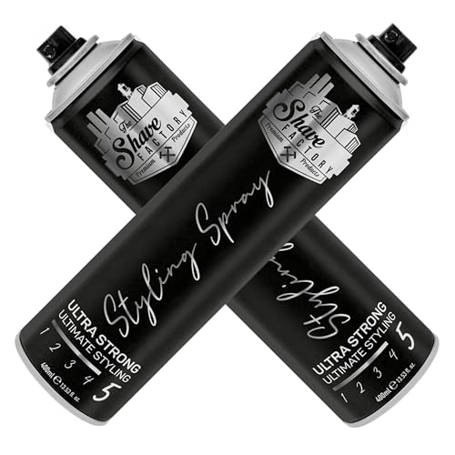 The Shave Factory Ultra Strong Styling Spray - Regular Hold 400ml