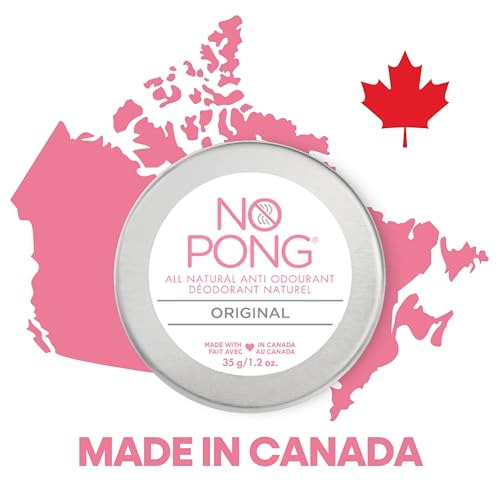No Pong Original All-Natural Deodorant 35g - 24-Hour Odor Protection