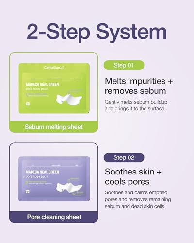 CENTELLIAN 24 Madeca Real Green Pore Nose Patch - 2-Step Blackhead Remover