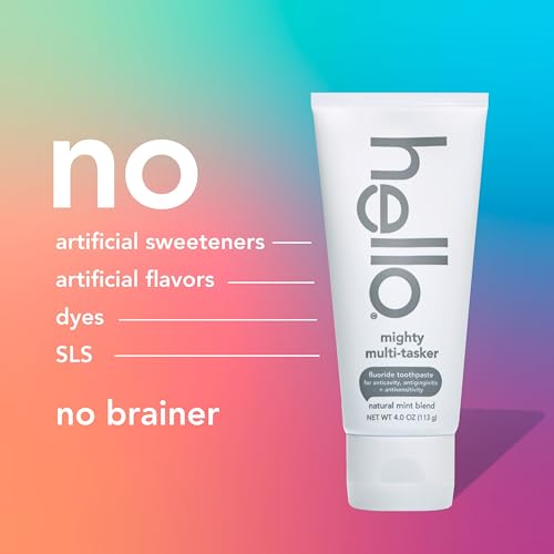 Hello 8-in-1 Multi-Tasker Fluoride Toothpaste Mint 2 Pack, 4 oz