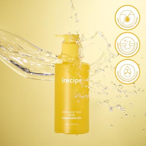 IRECIPE Ceramide Yuja Cleansing Oil – Deep Pore Makeup Remover (200ml)