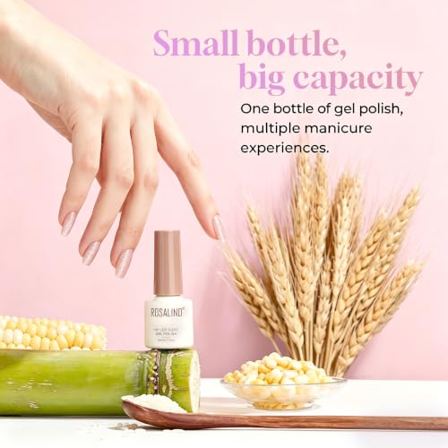 ROSALIND Spring Summer Cat Eye Gel Nail Polish Kit 12 Pastel Colors with Magnet