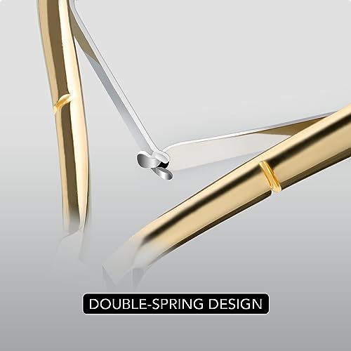 GAOY Gold Stainless Steel Cuticle Nippers - Professional Nail Clippers & Remover