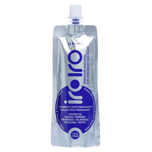 Iroiro Purple Semi-Permanent Hair Color - Vegan & Natural