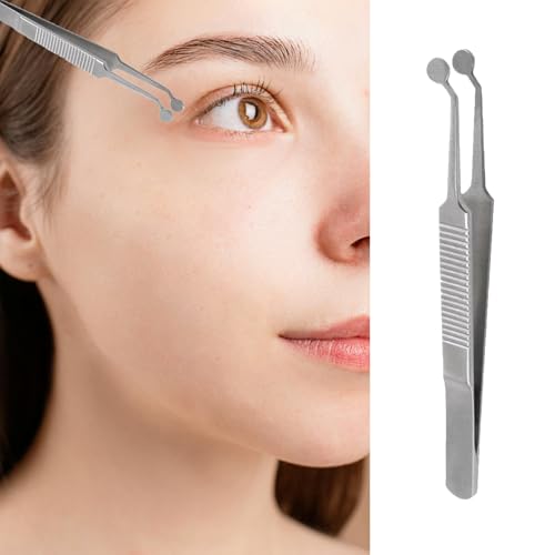 LIFTATAPA Meibomian Gland Expressor Forceps - Stainless Steel Tweezer for Dry Eye