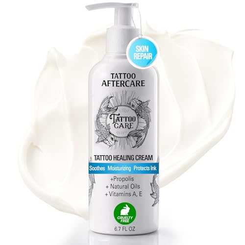 Tattoo Aftercare Lotion for Color Brightening & Hydration - 6.7oz
