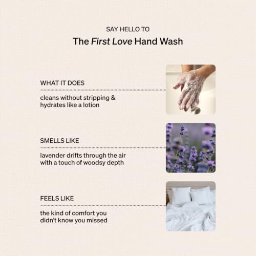 Loved01 Hydrating Liquid Hand Wash, First Love Lavender, 15 oz