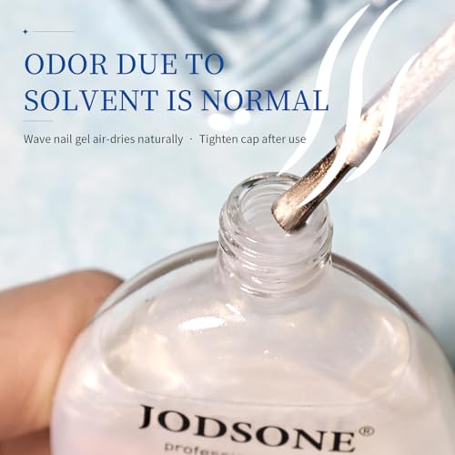 JODSONE Light Gold Wave Blooming Gel Nail Polish - 16.5ml