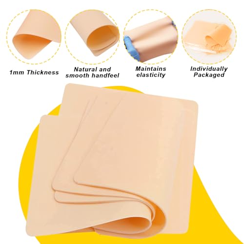 Romlon Tattoo Practice Skin and Stencil Transfer Paper Kit, 40-Piece Set