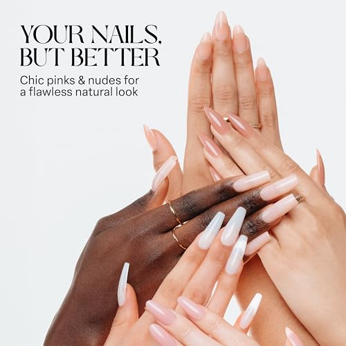 Aprés Neutrals Gel-X Soft Gel Nail Tips - Natural Round Medium (150pcs)