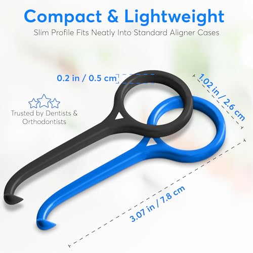 Dr. Taylor's Aligner Removal Tool - Dentist Recommended 2 Pack
