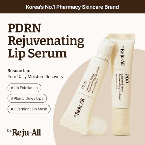 Dr. Reju-All PDRN Glow Skin & Lip Duo - Advanced Rejuvenating Cream & Serum for Radiance | Korean Anti-Aging Hydration