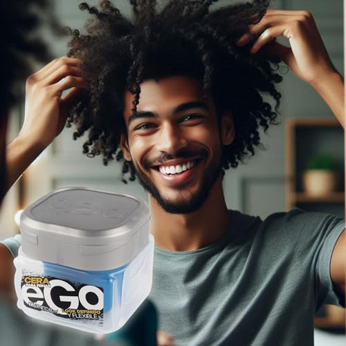 eGo Hair Cera for Men - 160ml Flexible Hair Wax - 2 Pack - Colombian